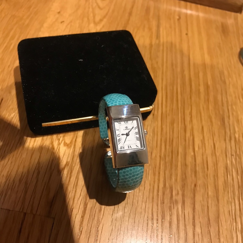 Cannes Jewelry - Quartz Bracelet Watch - Turquoise